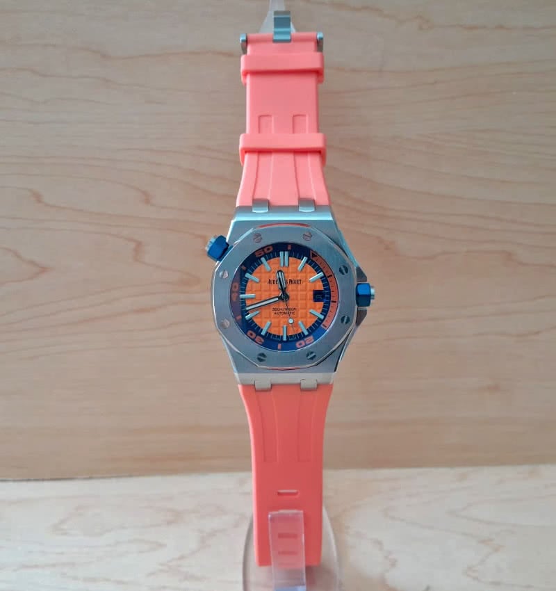 Audemarts Piaget Royal Oak Offshore Caucho Naranja